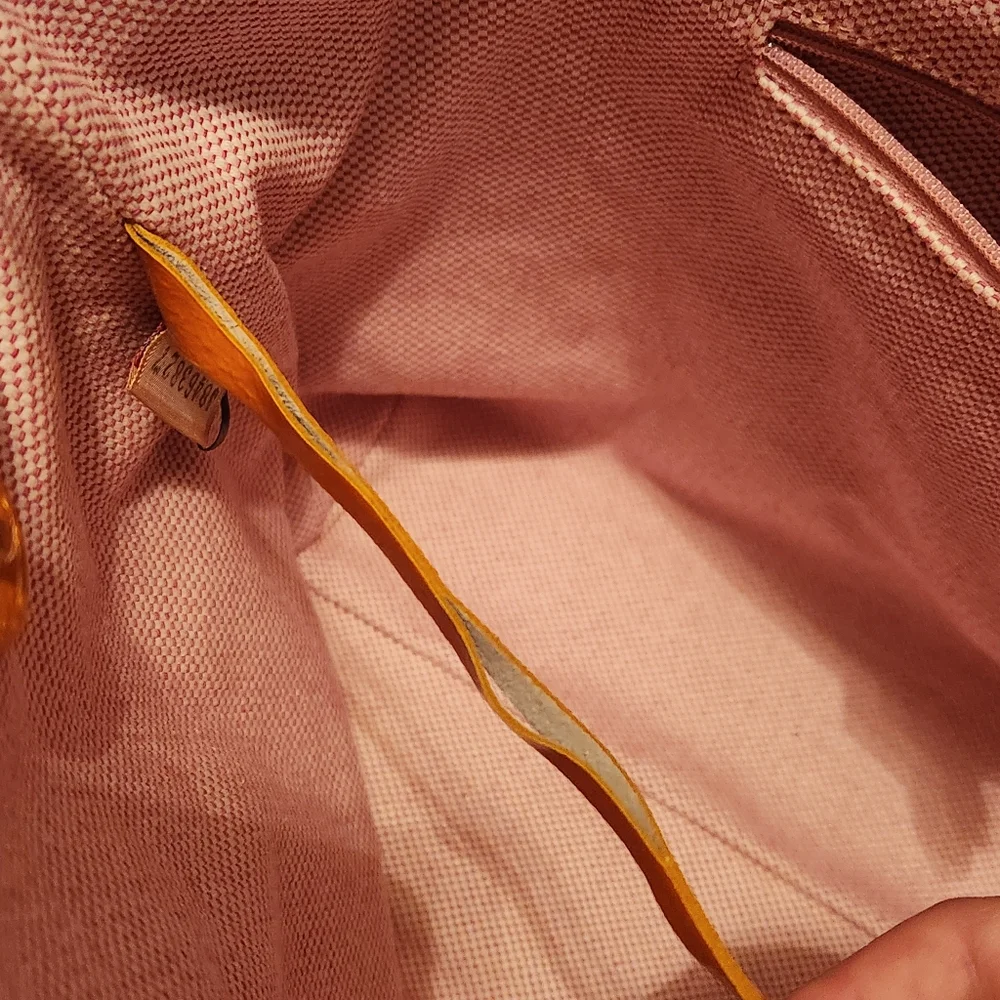 Dooney and Bourke Mustard Yellow Large Patent Leather Cindy Tote - Picture 10 of 16